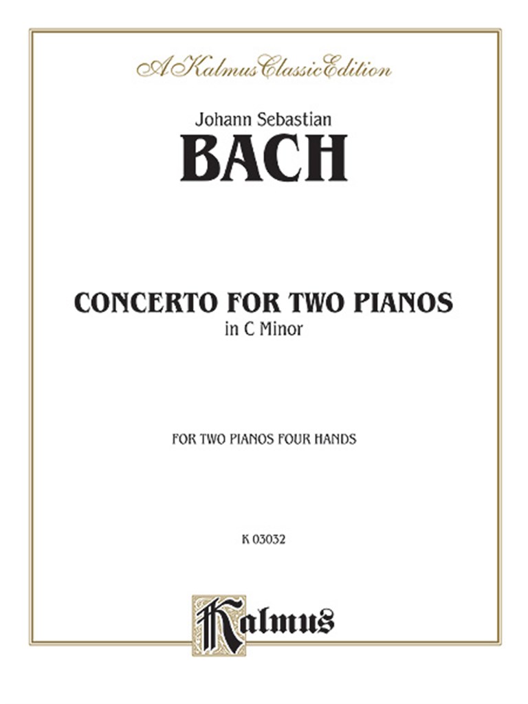 Concerto for Two Pianos in C Minor